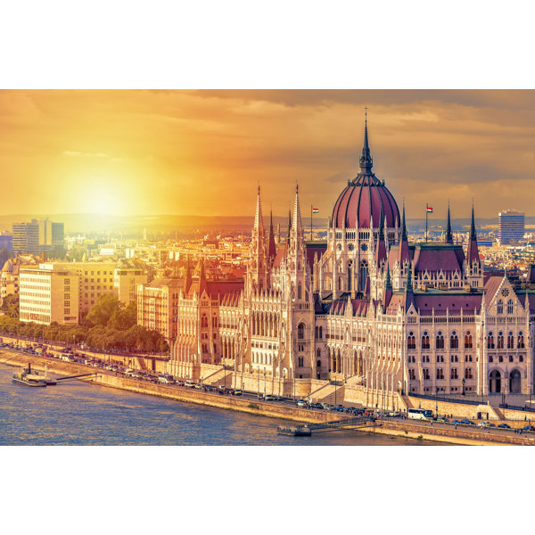 Winston Porter " Parliament In Budapest Hungary " by Nantonov on Canvas